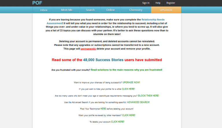 How to Delete POF Account How to Deactivate a POF Account