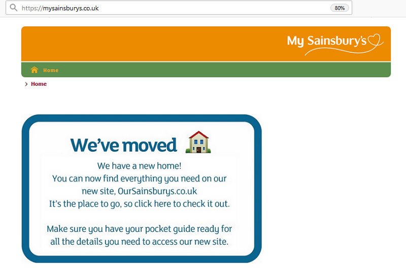 Oursainsburys - Mysainsburys - www.Oursainsburys.co.uk login